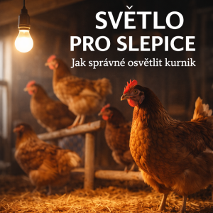 Světlo pro slepice: jak správně osvětlit kurník pro vyšší snůšku