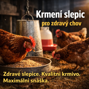 Krmení slepic: jak vybrat správné řešení pro zdravý chov