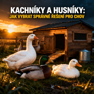 Kachníky a husníky: jak vybrat správné řešení pro chov