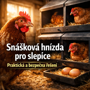 Snášková hnízda: jak vybrat správné řešení pro chov