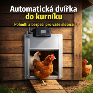 Automatická dvířka do kurníku: jak vybrat správně