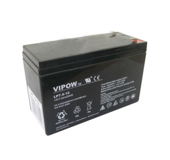 Baterie olověná 12V   7.5Ah VIPOW