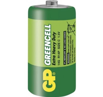 Baterie C (R14) Zn-Cl GP Greencell 1ks