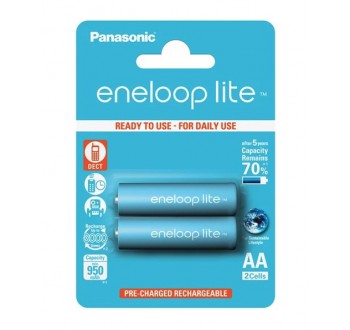 Baterie AA (R6) nabíjecí 1,2V/950mAh Eneloop PANASONIC LITE 2ks