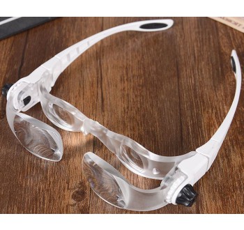 Zvětšovací brýle s lupou, zvětšení 2-4x