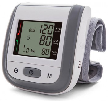 Měřič tlaku a tepu na zápěstí W1, tlakoměr