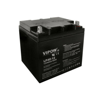Baterie olověná 12V  40Ah VIPOW