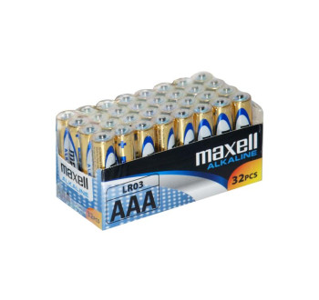 Baterie AAA (R03) alkalická MAXELL Power 32ks