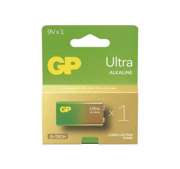 Baterie 6F22 (9V) alkalická GP Ultra 9V