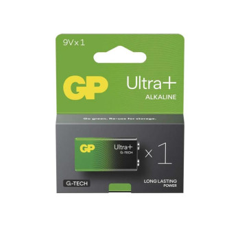 Baterie 6F22 (9V) alkalická GP Ultra Plus 9V