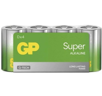 Baterie D (R20) alkalická GP Super 4ks