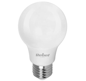 Žárovka LED E27 8,5W A60 REBEL bílá teplá ZAR0551