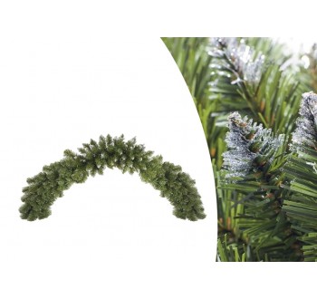 Vánoční dekorace - girlanda stříbrná 150 cm