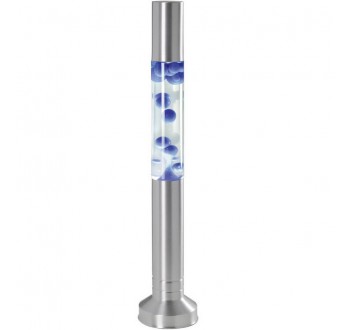 Designová lávová lampa, 25 W, 57 cm, modrá