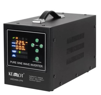 Zdroj záložní KEMOT PROsinus-1000-LFP4 12V 230V 1000VA 700W