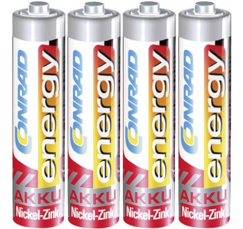 Conrad energy HR03 akumulátor AAA Ni-Zn 550 mAh 1.6 V 4 ks