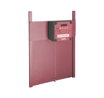 komplet automatickeho otevirani a zavirani kurniku kerbl 70590 easy protect 30x33 r ruzova 1