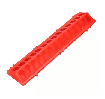 Žlabové krmítko - plastové pro drůbež - 100 cm