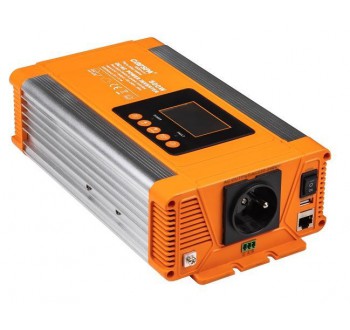 Měnič napětí Carspa PX500-12, 12V/230V+USB 500W čistá sinusovka