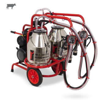 Mobilní dojící zařízení pro 2 krávy, 2 konve, TK2-2PK, 2x30 L