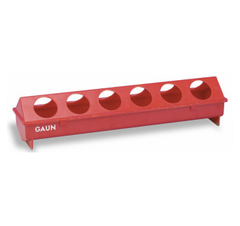 Žlabové krmítko plastové pro drůbež - 50 cm - GAUN 11615