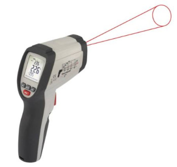 VOLTCRAFT IR 800-20C infračervený teploměr Optika 20:1 -40 - +800 °C pyrometr