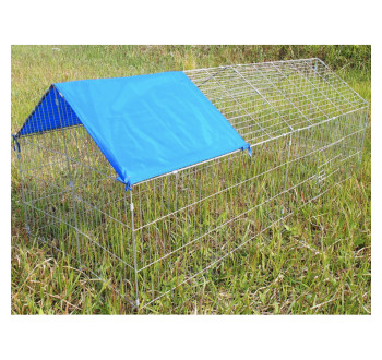 Venkovní výběh velikost S - pro drůbež a králíky, 1800 x 750 x 750 mm s plachtou
