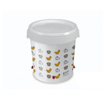 Napájecí kýbl s horizontálními niply, 32 litrů - GAUN 12205