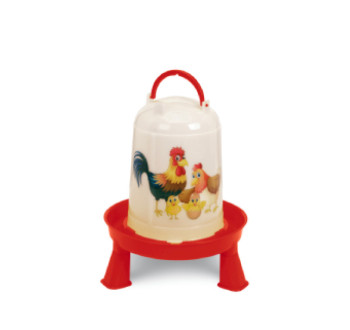 Eko napáječka s nožičkami řady HAPPY RANGE 3 l červená