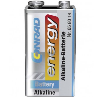 Alkalická baterie Conrad Energy 9 V