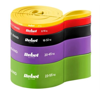 Guma posilovací REBEL Power Band PTs-1 4-55kg 5ks