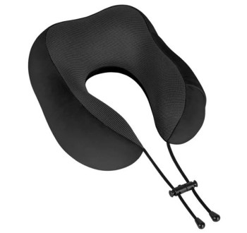 Polštář cestovní REBEL RBA-5003 Memory Black