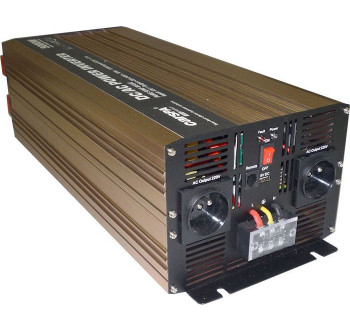Měnič napětí 24V/230V 5000W, CARSPA P5000, čistá sinusovka