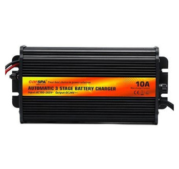 Nabíječka Pb akumulátorů CARSPA ENC2410 24V/10A s automatikou