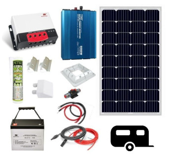 Solární sestava - Mobil I Typ baterie: MLG12-120, 1 × 385Wp