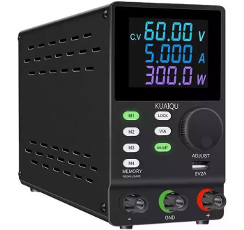 Laboratorní zdroj KUAIQU SPPS605D 0-60V/0-5A, programovatelný