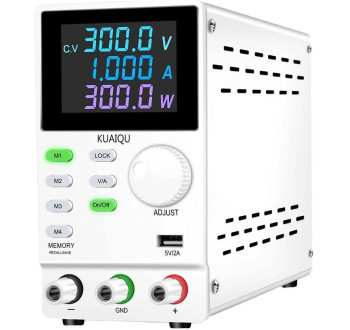 Laboratorní zdroj KUAIQU SPPS3001D 0-300V/0-1A, programovatelný
