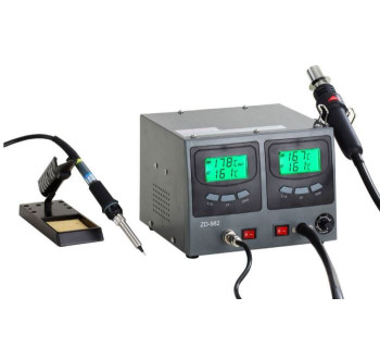 Pájecí stanice s vyfoukávačkou ZD-982