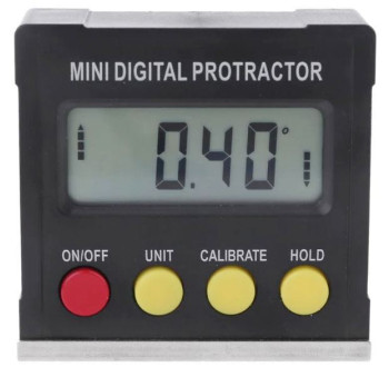 Digitální vodováha a úhloměr 4x90°