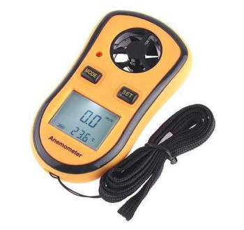 Anemometr - digitální měřič rychlosti větru a teploty GM8908