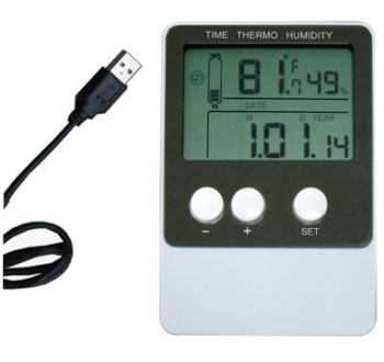 Teploměr + vlhkoměr DS102 se záznamem - USB Datalogger