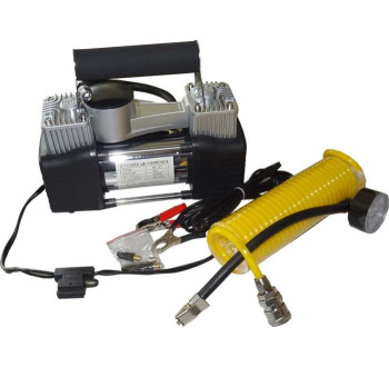 Kompresor do auta 12V 2-pístový WM102-7 + hadice 8m,10Bar, 85l/min