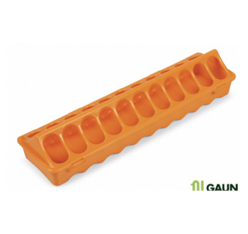 Žlabové krmítko - plastové pro drůbež - 50 cm