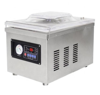 Profesionální vakuovačka DZ-260PD – nerezová komorová vakuovačka do gastro provozu, 6m3/h