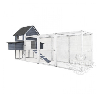 Dřevěný maxi kurník PALERMO DELUXE, 3100x1500x1500 mm