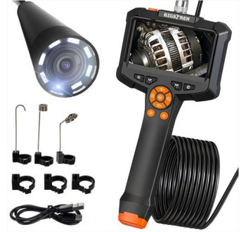 Endoskopická inspekční kamera IP 67, 8 LED, 5 m BIGSTREN