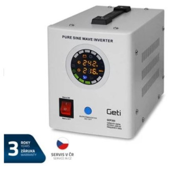 Zdroj záložní GETI GEP300 sinus 300W