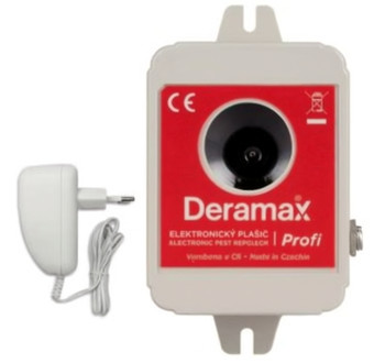 Deramax Profi ultrazvukový odpuzovač + dárek napájecí adaptér