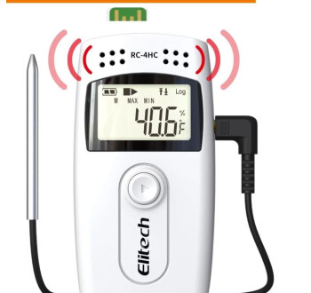 Teploměr a vlhkoměr Elitech RC-4HC se sondou - USB Datalogger