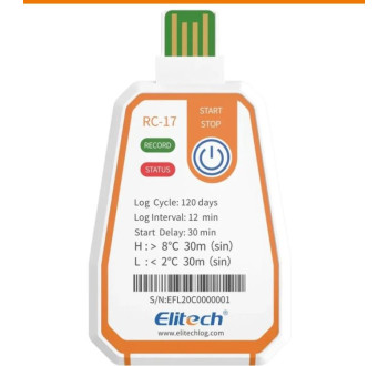 Teploměr Elitech RC-17 - USB Datalogger - jednorázový